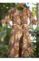 All Over Printed Rayon Cotton Kids Dress (KR1185) All Over Printed Rayon Cotton Kids Dress (KR1185)